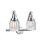 Bell Bath Vanity Light shown in the Polished Chrome finish with a Seedy shade