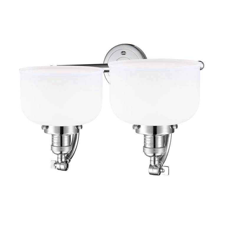 Innovations Lighting Large Bell 2 Light Bath Vanity Light Part Of The Franklin Restoration Collection 515-2W-PC-G71-LED