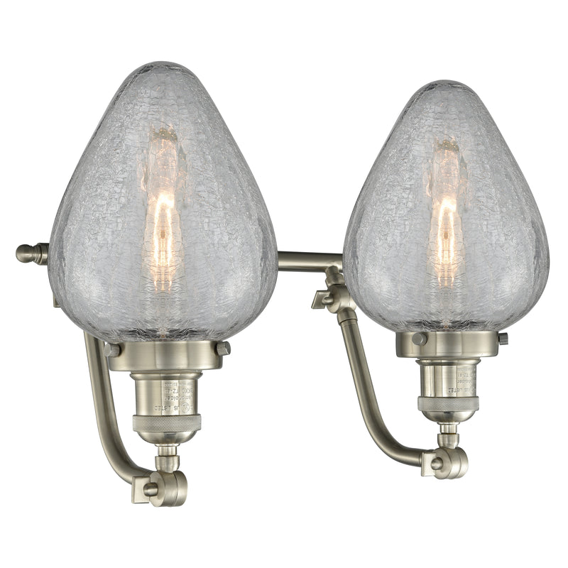 Innovations Lighting Geneseo 2 Light Bath Vanity Light Part Of The Franklin Restoration Collection 515-2W-SN-G165-LED