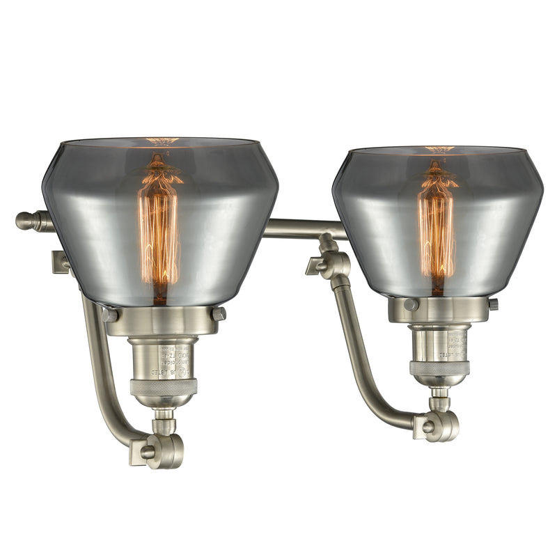 Innovations Lighting Fulton 2 Light Bath Vanity Light Part Of The Franklin Restoration Collection 515-2W-SN-G173