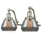 Fulton Bath Vanity Light shown in the Brushed Satin Nickel finish with a Plated Smoke shade