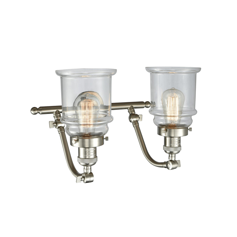 Innovations Lighting Canton 2 Light Bath Vanity Light Part Of The Franklin Restoration Collection 515-2W-SN-G182