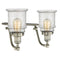Innovations Lighting Canton 2 Light Bath Vanity Light Part Of The Franklin Restoration Collection 515-2W-SN-G184-LED