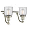Innovations Lighting Small Bell 2 Light Bath Vanity Light Part Of The Franklin Restoration Collection 515-2W-SN-G52-LED