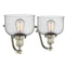 Innovations Lighting Large Bell 2 Light Bath Vanity Light Part Of The Franklin Restoration Collection 515-2W-SN-G74