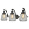 Chatham Bath Vanity Light shown in the Oil Rubbed Bronze finish with a Clear shade