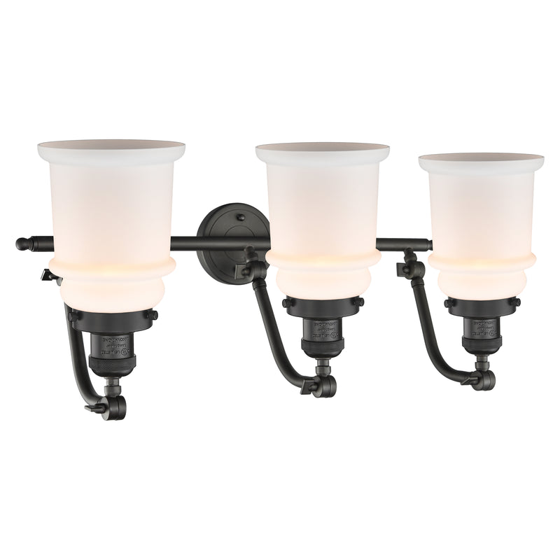 Innovations Lighting Canton 3 Light Bath Vanity Light Part Of The Franklin Restoration Collection 515-3W-OB-G181