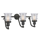 Innovations Lighting Small Canton 3 Light Bath Vanity Light Part Of The Franklin Restoration Collection 515-3W-OB-G184S