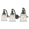 Canton Bath Vanity Light shown in the Oil Rubbed Bronze finish with a Seedy shade