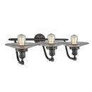 Innovations Lighting Halophane 3 Light Bath Vanity Light Part Of The Franklin Restoration Collection 515-3W-OB-G2