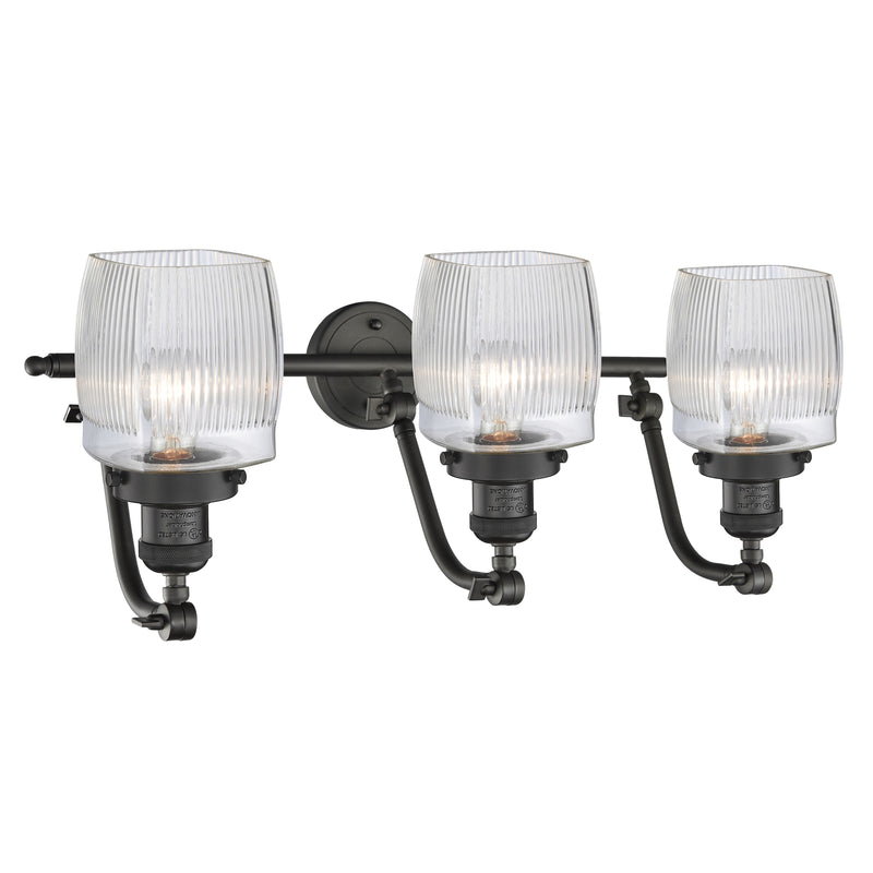 Innovations Lighting Colton 3 Light Bath Vanity Light Part Of The Franklin Restoration Collection 515-3W-OB-G302