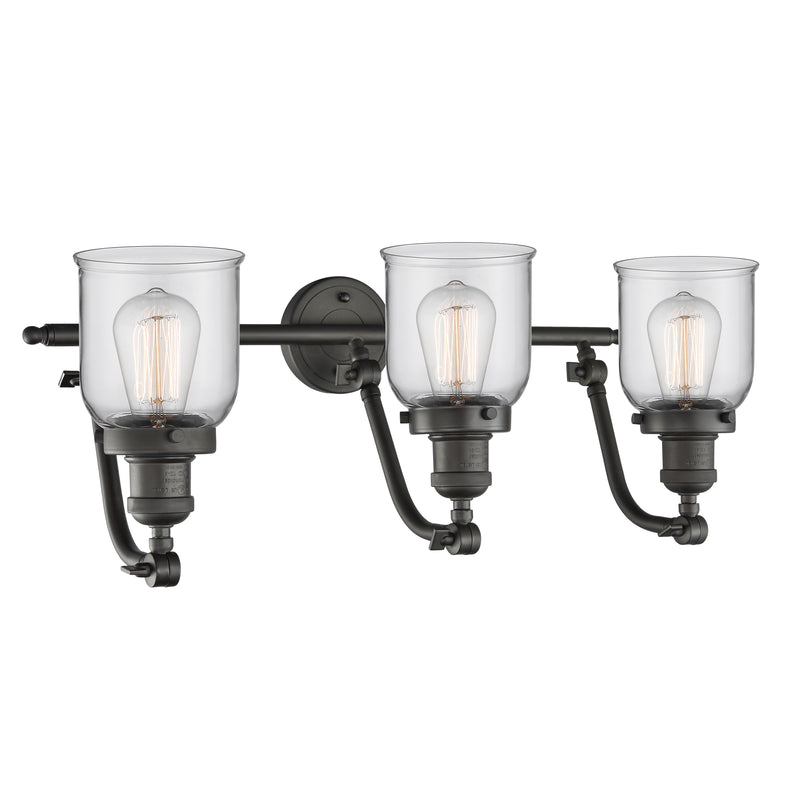 Innovations Lighting Small Bell 3 Light Bath Vanity Light Part Of The Franklin Restoration Collection 515-3W-OB-G52
