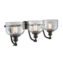 Innovations Lighting Large Bell 3 Light Bath Vanity Light Part Of The Franklin Restoration Collection 515-3W-OB-G72