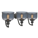 Innovations Lighting Large Bell 3 Light Bath Vanity Light Part Of The Franklin Restoration Collection 515-3W-OB-G73-LED