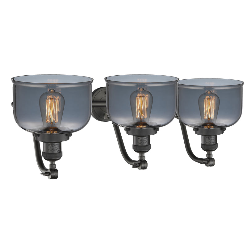 Innovations Lighting Large Bell 3 Light Bath Vanity Light Part Of The Franklin Restoration Collection 515-3W-OB-G73-LED