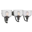 Innovations Lighting Large Bell 3 Light Bath Vanity Light Part Of The Franklin Restoration Collection 515-3W-OB-G74-LED