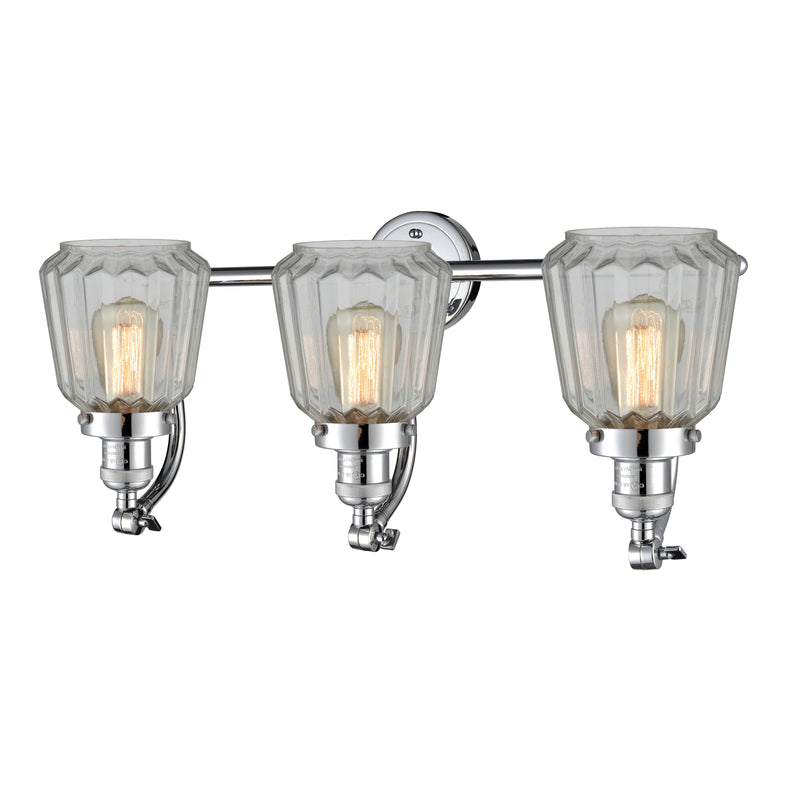 Innovations Lighting Chatham 3 Light Bath Vanity Light Part Of The Franklin Restoration Collection 515-3W-PC-G142-LED