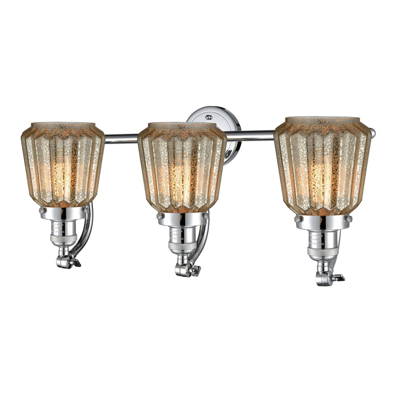 Innovations Lighting Chatham 3 Light Bath Vanity Light Part Of The Franklin Restoration Collection 515-3W-PC-G146-LED