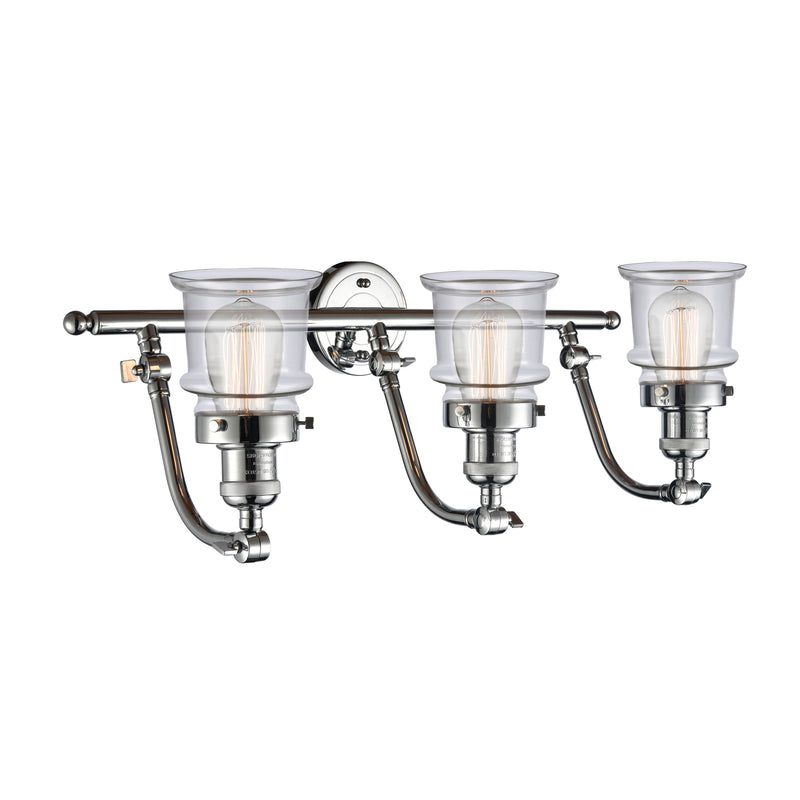 Innovations Lighting Small Canton 3 Light Bath Vanity Light Part Of The Franklin Restoration Collection 515-3W-PC-G182S