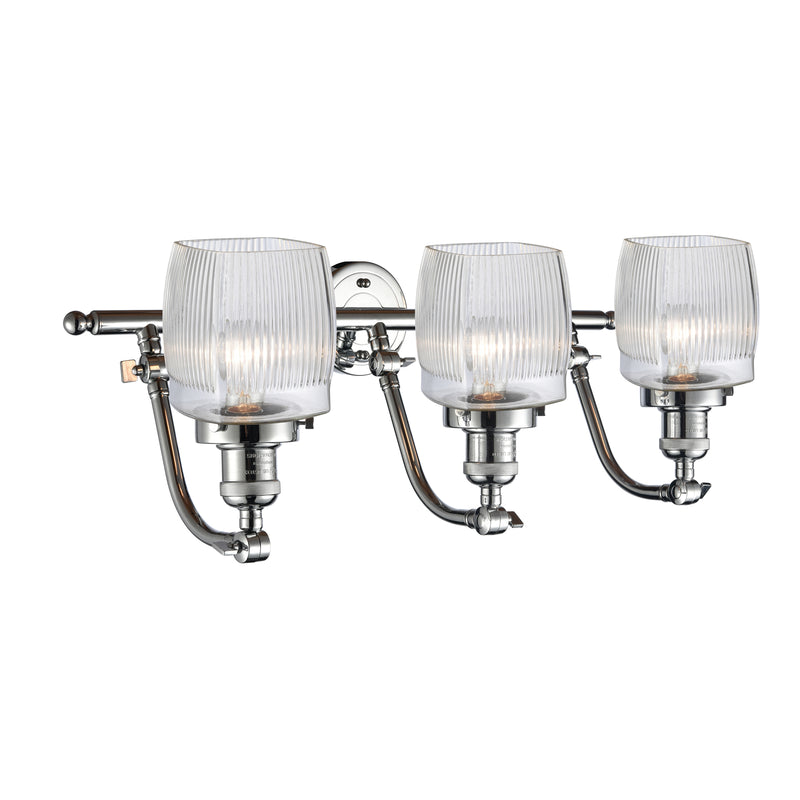 Innovations Lighting Colton 3 Light Bath Vanity Light Part Of The Franklin Restoration Collection 515-3W-PC-G302
