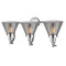 Innovations Lighting Large Cone 3 Light Bath Vanity Light Part Of The Franklin Restoration Collection 515-3W-PC-G43-LED