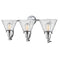 Innovations Lighting Large Cone 3 Light Bath Vanity Light Part Of The Franklin Restoration Collection 515-3W-PC-G44-LED