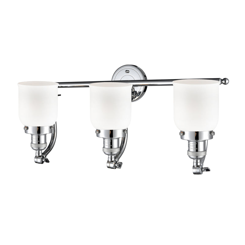 Innovations Lighting Small Bell 3 Light Bath Vanity Light Part Of The Franklin Restoration Collection 515-3W-PC-G51-LED
