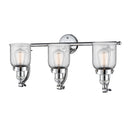 Innovations Lighting Small Bell 3 Light Bath Vanity Light Part Of The Franklin Restoration Collection 515-3W-PC-G52-LED