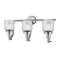 Innovations Lighting Small Bell 3 Light Bath Vanity Light Part Of The Franklin Restoration Collection 515-3W-PC-G52-LED
