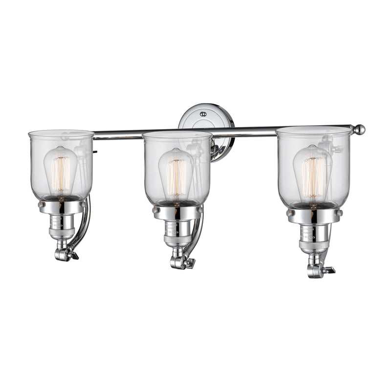 Innovations Lighting Small Bell 3 Light Bath Vanity Light Part Of The Franklin Restoration Collection 515-3W-PC-G52-LED