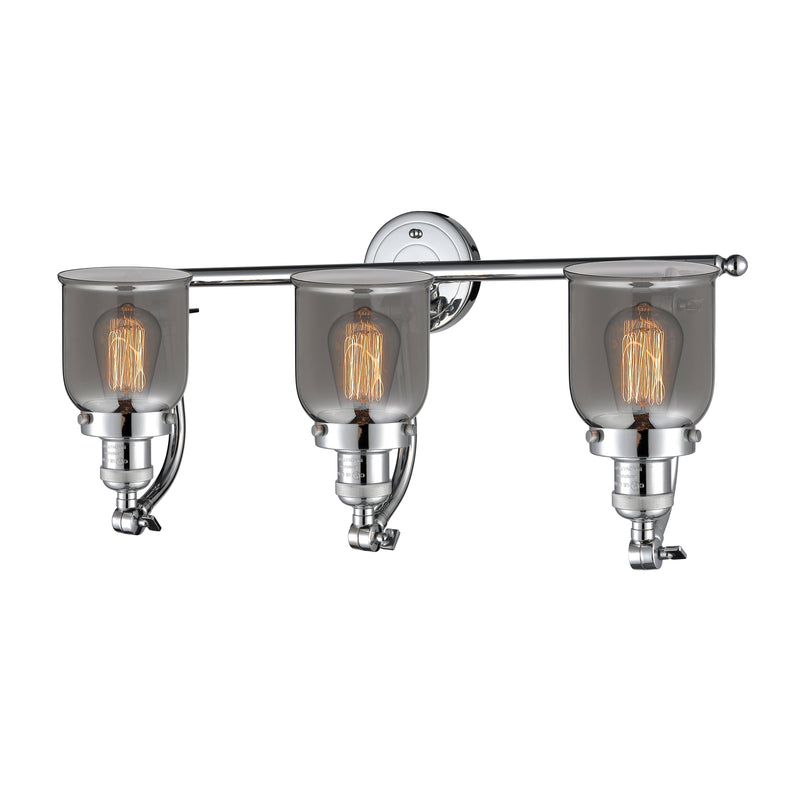 Innovations Lighting Small Bell 3 Light Bath Vanity Light Part Of The Franklin Restoration Collection 515-3W-PC-G53-LED