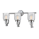 Innovations Lighting Small Bell 3 Light Bath Vanity Light Part Of The Franklin Restoration Collection 515-3W-PC-G54-LED