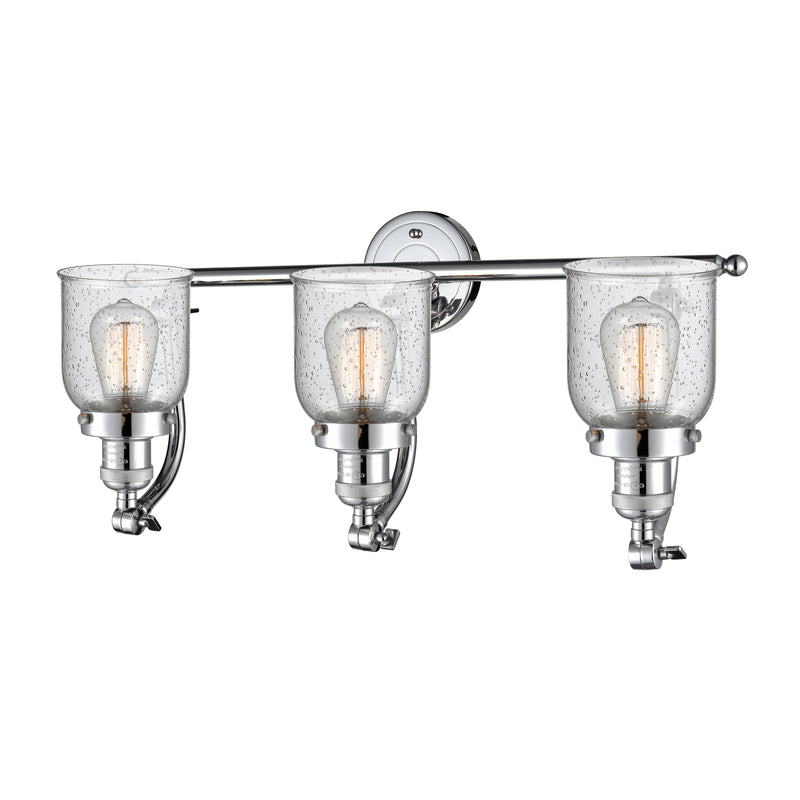 Innovations Lighting Small Bell 3 Light Bath Vanity Light Part Of The Franklin Restoration Collection 515-3W-PC-G54-LED