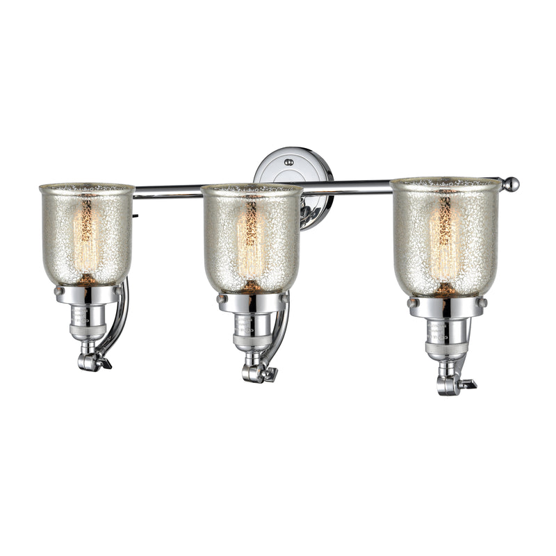 Innovations Lighting Small Bell 3 Light Bath Vanity Light Part Of The Franklin Restoration Collection 515-3W-PC-G58-LED