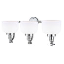Innovations Lighting Large Bell 3 Light Bath Vanity Light Part Of The Franklin Restoration Collection 515-3W-PC-G71-LED