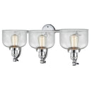 Innovations Lighting Large Bell 3 Light Bath Vanity Light Part Of The Franklin Restoration Collection 515-3W-PC-G72-LED