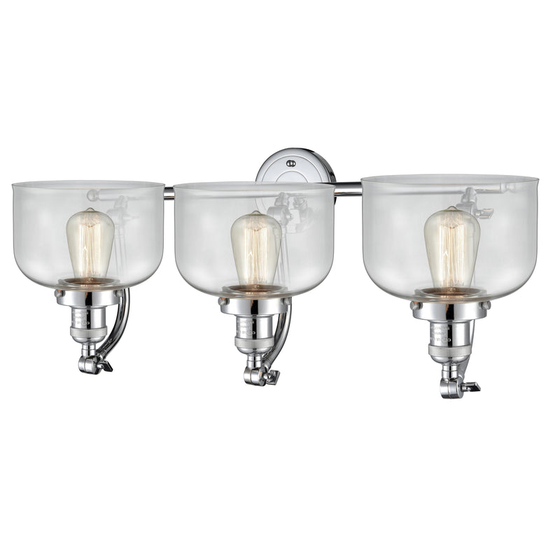 Innovations Lighting Large Bell 3 Light Bath Vanity Light Part Of The Franklin Restoration Collection 515-3W-PC-G72-LED