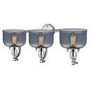 Innovations Lighting Large Bell 3 Light Bath Vanity Light Part Of The Franklin Restoration Collection 515-3W-PC-G73-LED