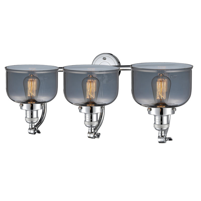 Innovations Lighting Large Bell 3 Light Bath Vanity Light Part Of The Franklin Restoration Collection 515-3W-PC-G73-LED