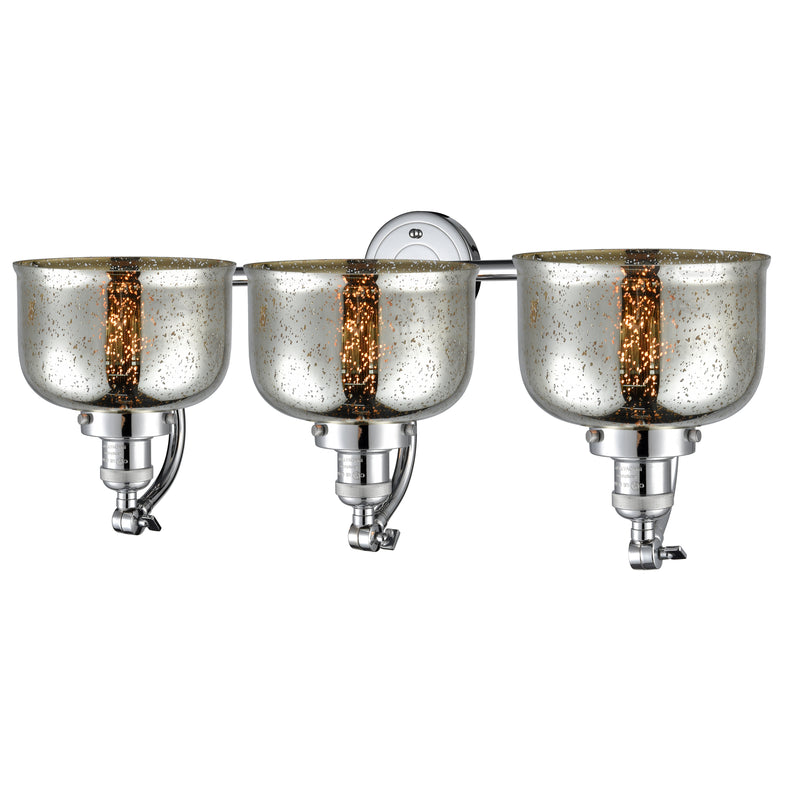 Innovations Lighting Large Bell 3 Light Bath Vanity Light Part Of The Franklin Restoration Collection 515-3W-PC-G78