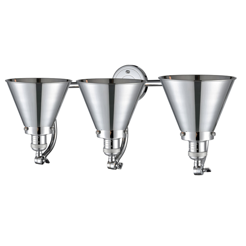 Innovations Lighting Appalachian 3 Light Bath Vanity Light Part Of The Franklin Restoration Collection 515-3W-PC-M13-PC