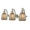 Chatham Bath Vanity Light shown in the Brushed Satin Nickel finish with a Mercury shade