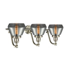 Innovations Lighting Fulton 3 Light Bath Vanity Light Part Of The Franklin Restoration Collection 515-3W-SN-G173