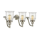Innovations Lighting Canton 3 Light Bath Vanity Light Part Of The Franklin Restoration Collection 515-3W-SN-G182