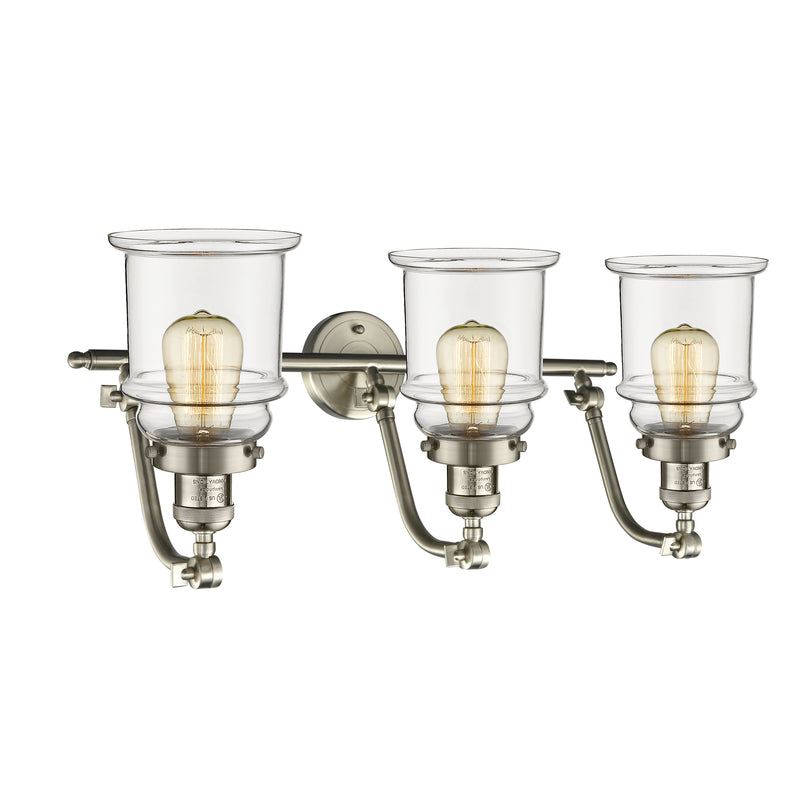 Innovations Lighting Canton 3 Light Bath Vanity Light Part Of The Franklin Restoration Collection 515-3W-SN-G182
