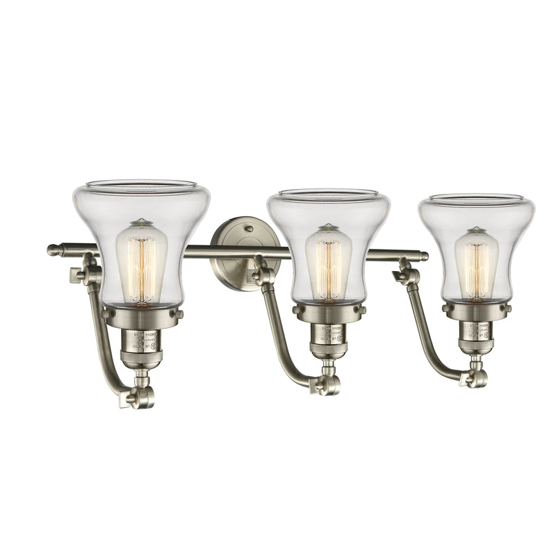 Innovations Lighting Bellmont 3 Light Bath Vanity Light Part Of The Franklin Restoration Collection 515-3W-SN-G192
