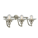 Innovations Lighting Halophane 3 Light Bath Vanity Light Part Of The Franklin Restoration Collection 515-3W-SN-G2
