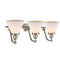 Innovations Lighting Large Cone 3 Light Bath Vanity Light Part Of The Franklin Restoration Collection 515-3W-SN-G41-LED