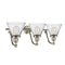 Innovations Lighting Large Cone 3 Light Bath Vanity Light Part Of The Franklin Restoration Collection 515-3W-SN-G42-LED
