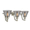Innovations Lighting Large Cone 3 Light Bath Vanity Light Part Of The Franklin Restoration Collection 515-3W-SN-G43